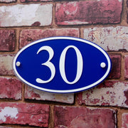 Large Oval House Sign or Number Plaque - House Sign Solutions