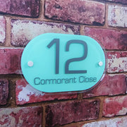 Modern Acrylic House Number Sign or Address Plaque - House Sign Solutions
