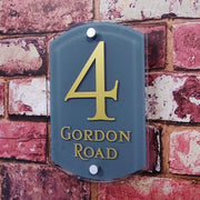 Modern House Number Sign or Address - House Sign Solutions