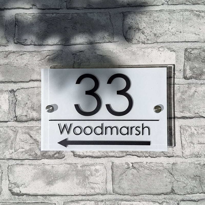 Rectangle Directional Sign/House/Name Plaque