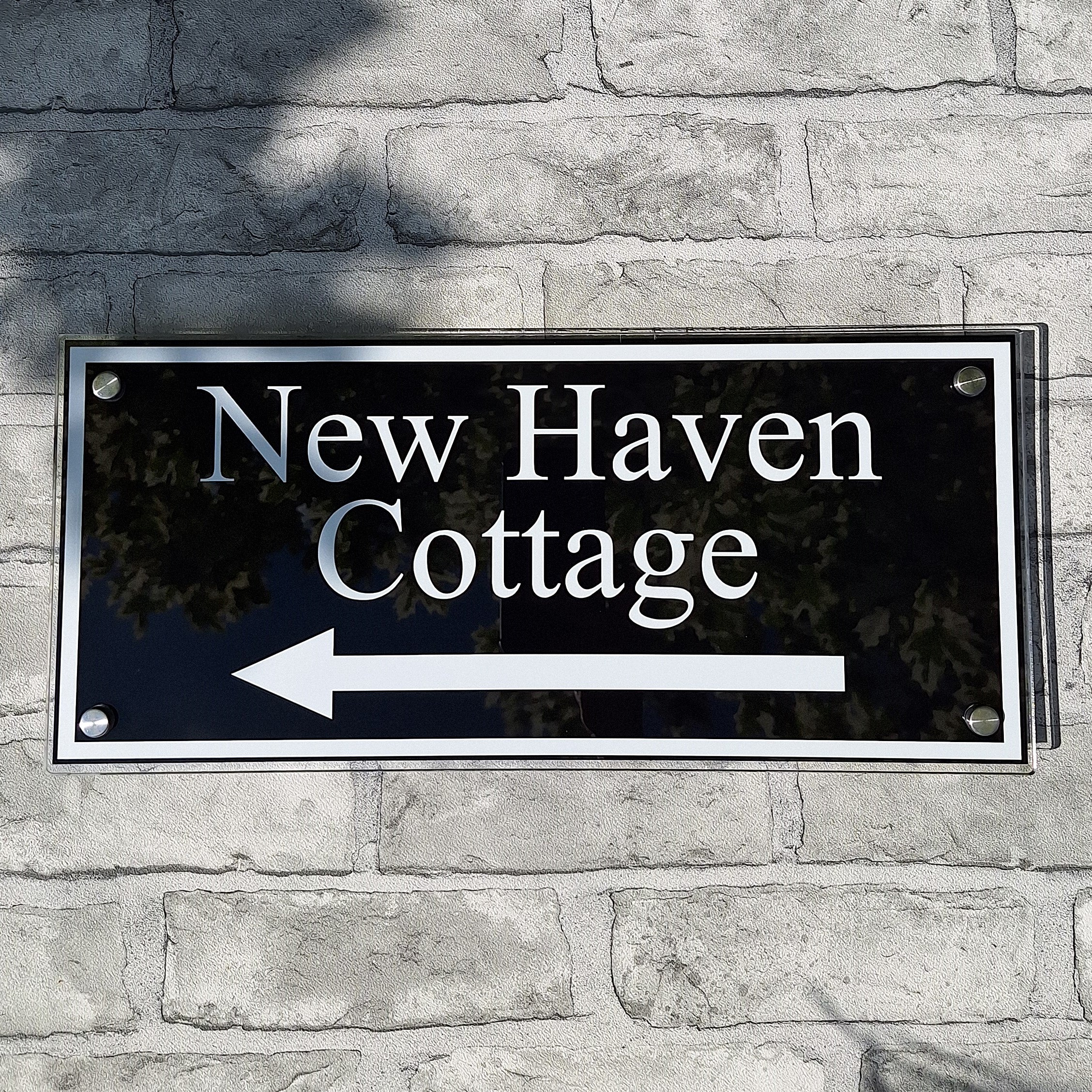 Large Slate Grey House Sign Plaques or Door Numbers | Solid Aluminium ...