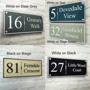 Large Traditional House Number Sign/Address Plaque