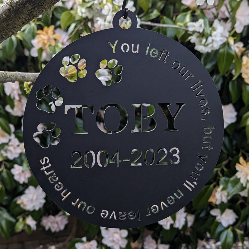 Personalised Pet Memorial Plaque