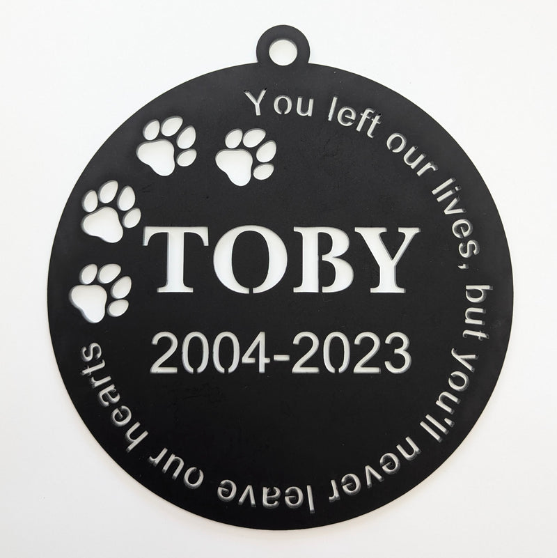 Personalised Pet Memorial Plaque