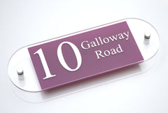 Acrylic House Number Sign Plaque - House Sign Solutions