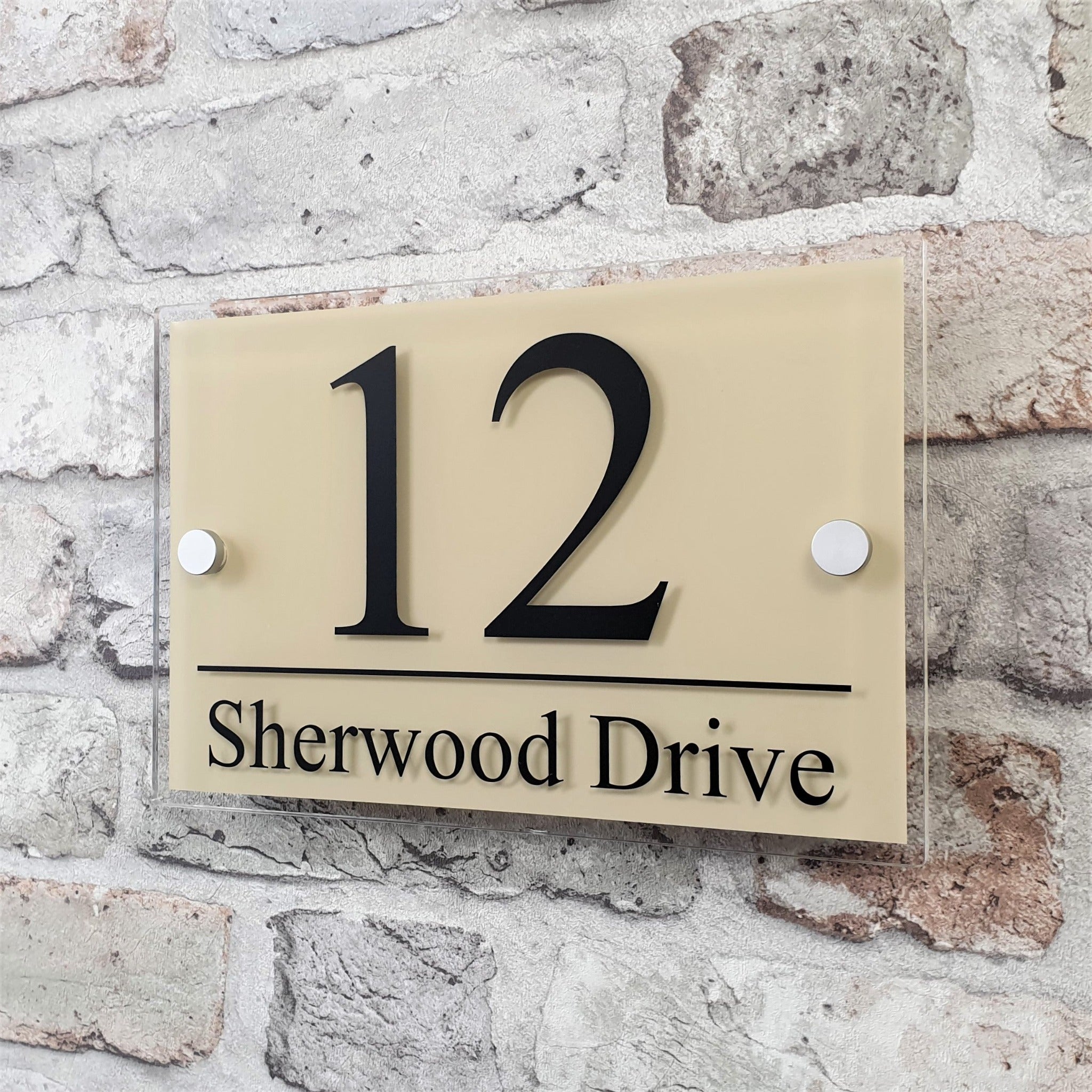 House Address Plaque or Number Sign (Rectangle) | House Sign Solutions