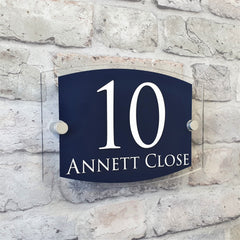 Modern House Sign/Door Number or Property Street Address Name Plate
