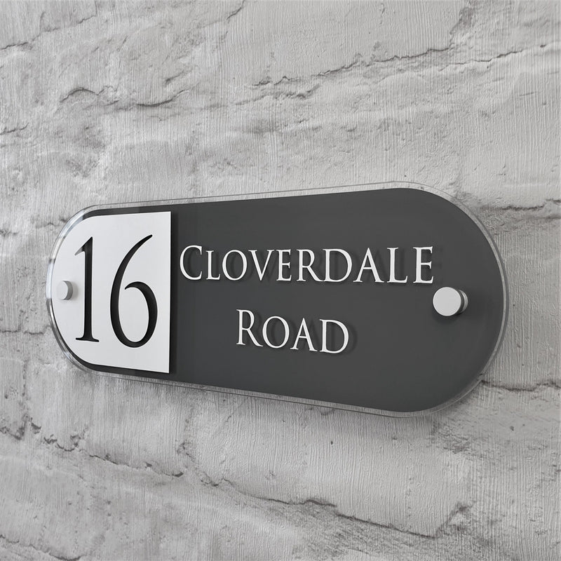Modern House Name & Number Plaques
