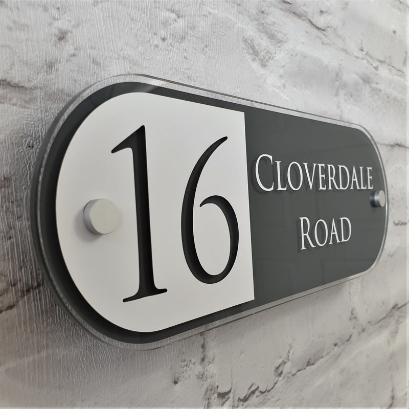 Modern House Name & Number Plaques