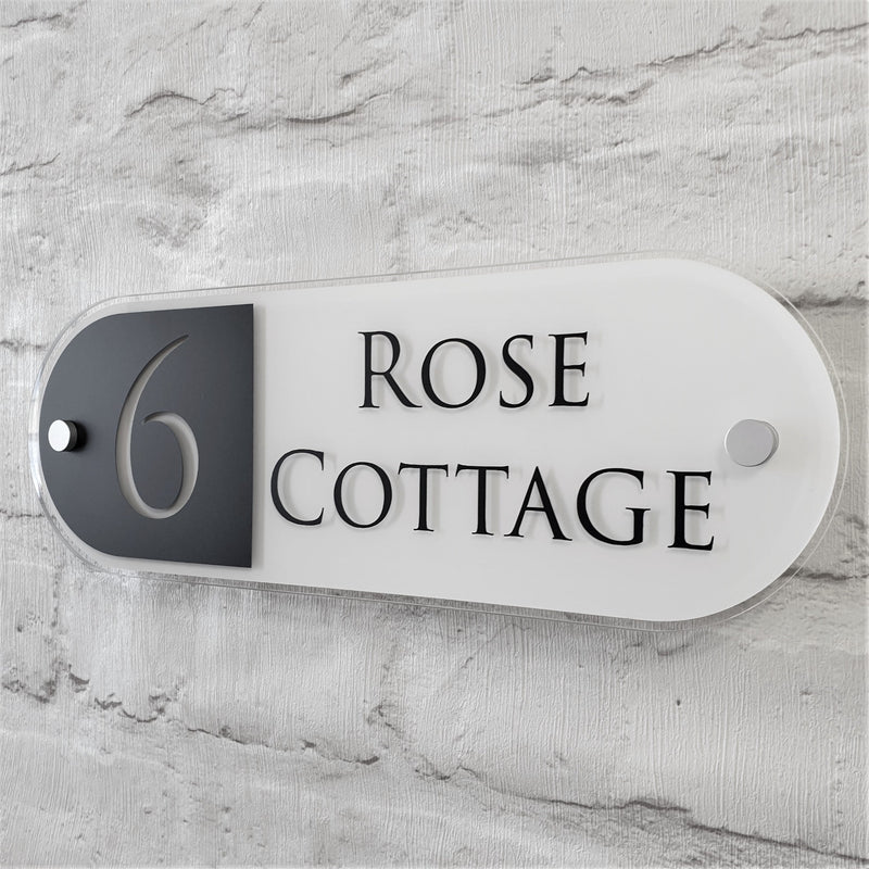 Modern House Name & Number Plaques