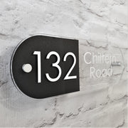 Modern Floating Glass Effect Plaques