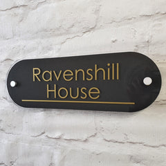 Modern House Name Plaque