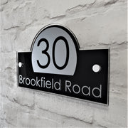 Contemporary House Number Address Sign or Name Plaque