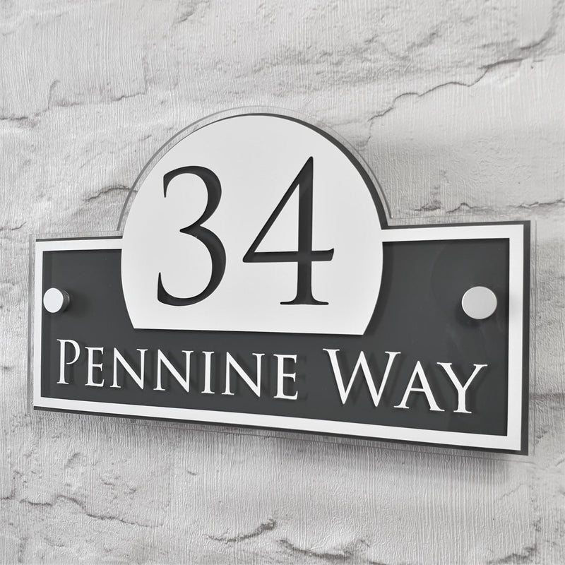 Modern Address Plaques & Number Sign