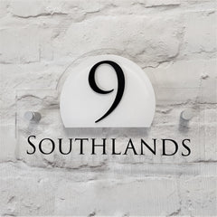 Modern Address Plaque/House Number Door Sign