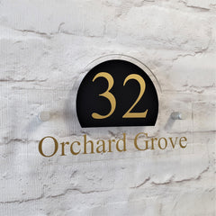 Modern Address Plaque/House Number Door Sign