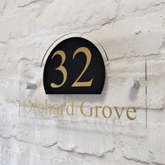 Modern Address Plaque/House Number Door Sign