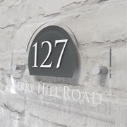 Modern Address Plaque/House Number Door Sign
