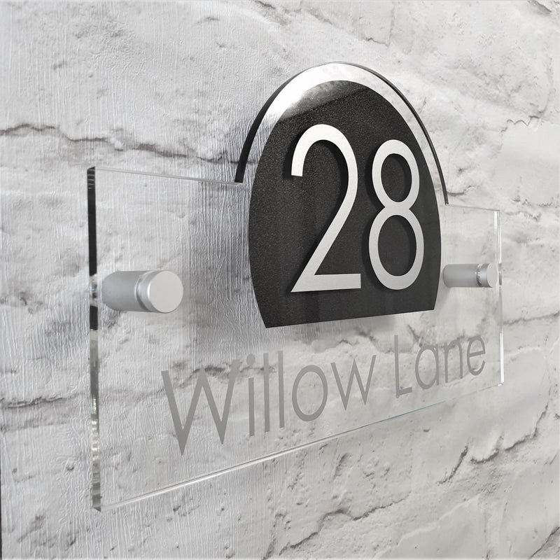 Modern Address Plaque/House Number Door Sign
