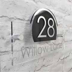 Modern Address Plaque/House Number Door Sign