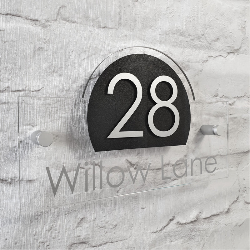 Modern Address Plaque/House Number Door Sign