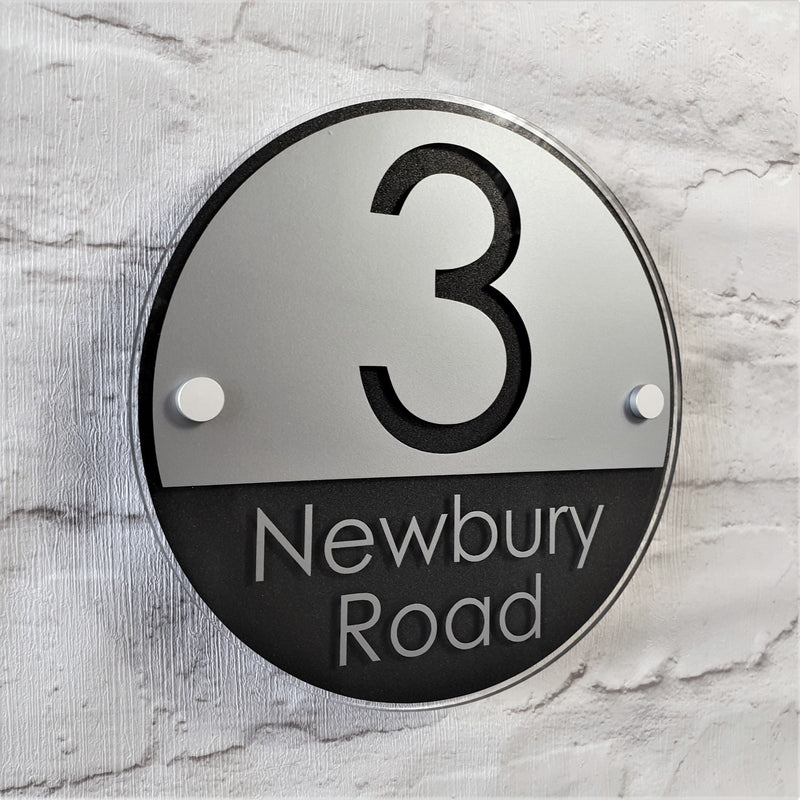 Ultra Modern Round House Signs 