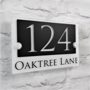 Modern House Number Sign & Plaques