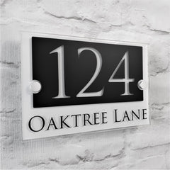 Modern House Number Sign & Plaques