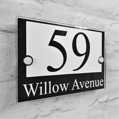 Modern House Number Sign & Plaques