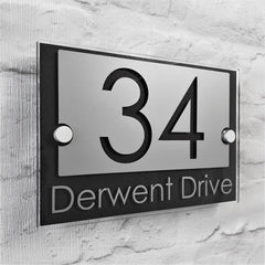 Modern House Number Sign & Plaques