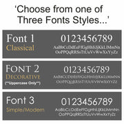 Font styles at House Sign Solutions