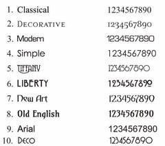 Decorative Floral Oval House Sign or Number Plaque - House Sign Solutions