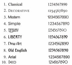 Decorative Floral House Name Plaque or Number Sign - House Sign Solutions