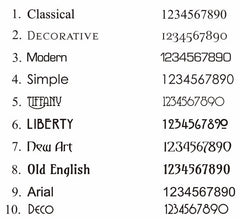 Oval Number Plaque or House Adress Sign - House Sign Solutions