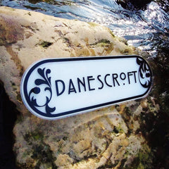 House Name Sign or Door Number Address Plaque with Decorative Floral detailing - House Sign Solutions